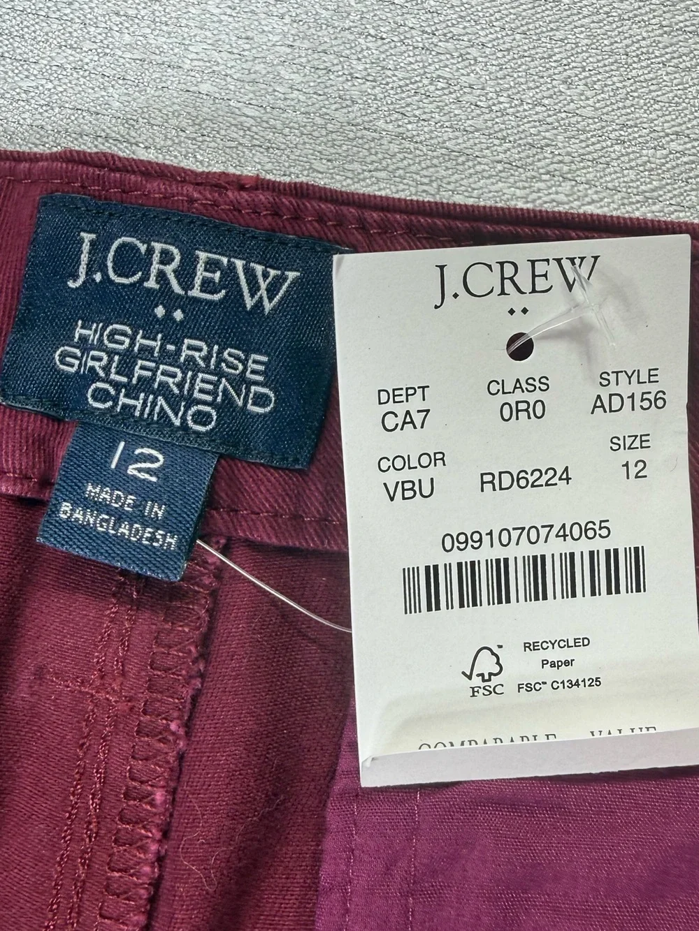 J. Crew classic crew